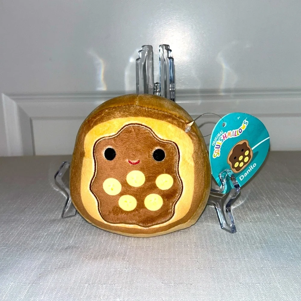 Squishmallows 5โ Banana Nutella Toast Danilo New With Tag - Picture 1 of 5